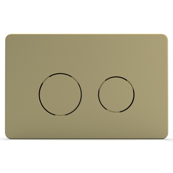 Кнопка смыва Azario 24.7х2.4х16 , пластик, цвет Золото (AZ-8200-0086/AZ-P57-0160)