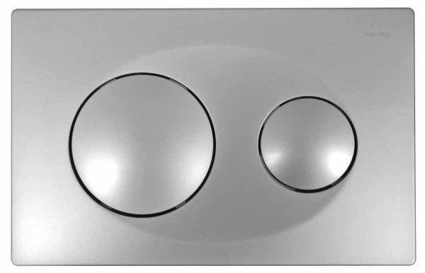 Кнопка смыва Azario 24.8х2.9х16 , пластик, цвет Хром глянцевый (AZ-8200-0011)